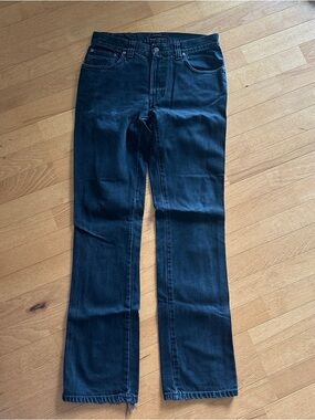 Nudie Jeans Slim Jim Repaired Bootcut Jeans